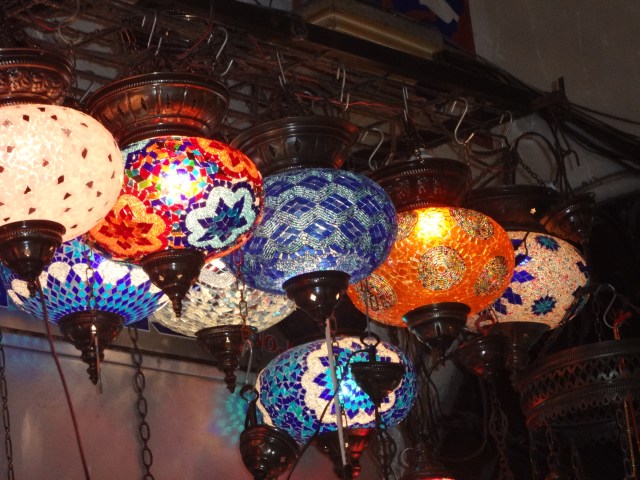 These kind of lamps were everywhere in the Bazaar.
